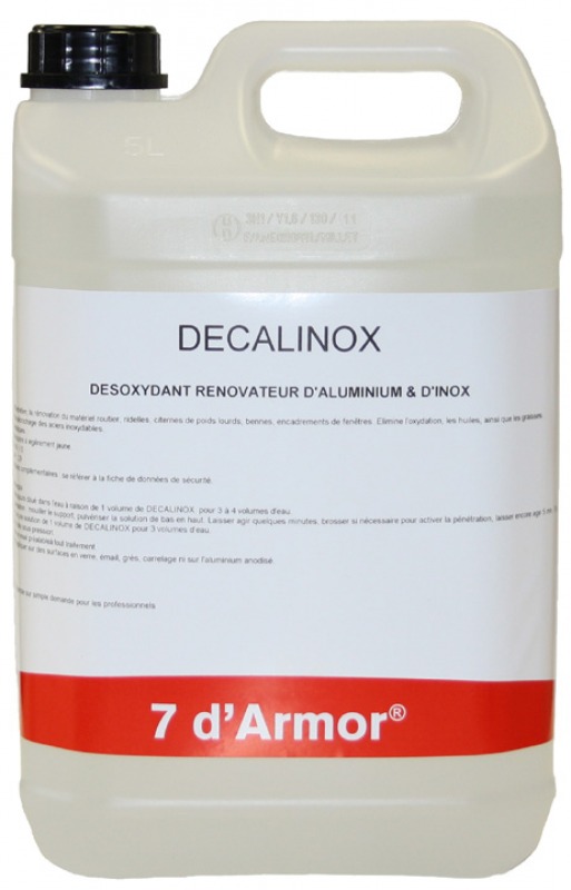Décapant pour inox et aluminium très puissant - Desox Inoxal